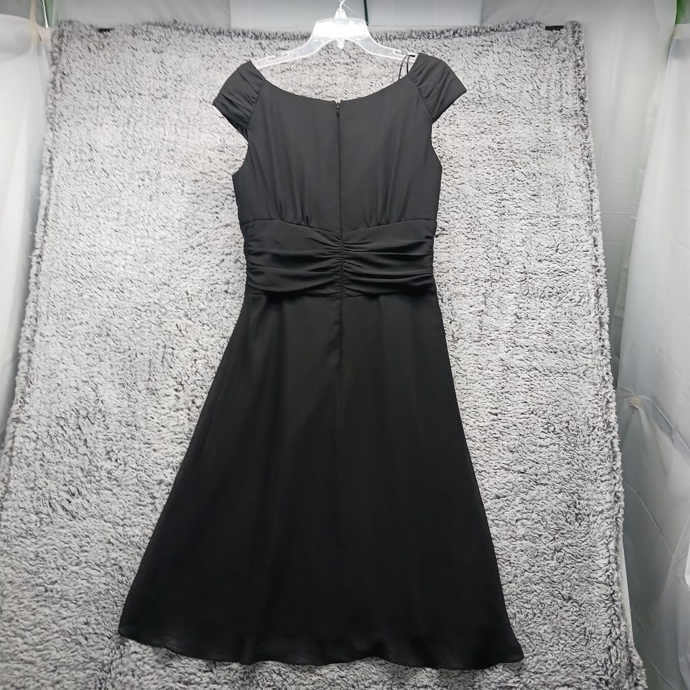 Dawn Joy Evening Dress Midimax size 12. Lined, sleeveless with . Black - Picture 8 of 10